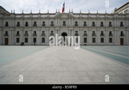 Der Palacio De La Moneda, Santiago Stockfoto