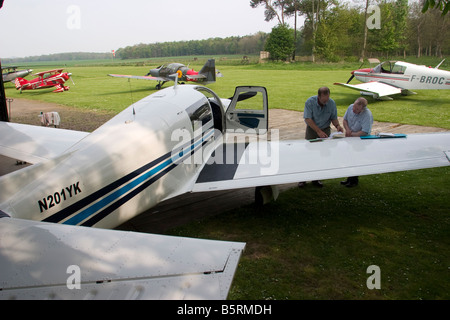 Private Grünstreifen am Archerfield East Lothian Scotland Stockfoto