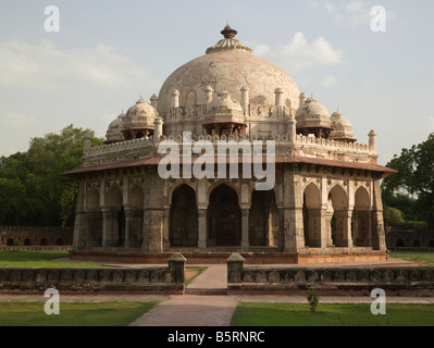 Isa Khan Niyazi Mausoleum Delhi Indien Stockfoto