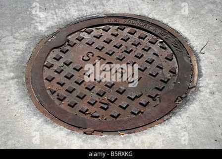 Gully im neuen Einkaufszentrum North Florida Stockfoto