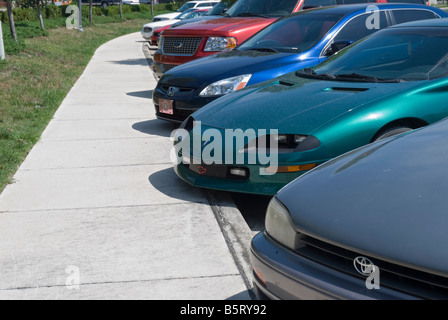 Parken im Einkaufszentrum North Florida Stockfoto