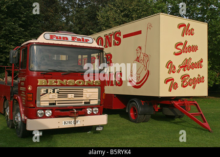 Klassische britische LKW Stockfoto