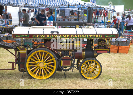 Wiltshire Dampf Oldtimer Rallye England 2008 Dampftraktor Stockfoto