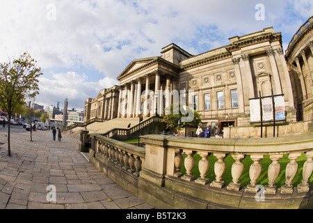 Record Office Central Library und World Museum Liverpool auf William Brown Street Merseyside England UK-Vereinigtes Königreich-GB Stockfoto