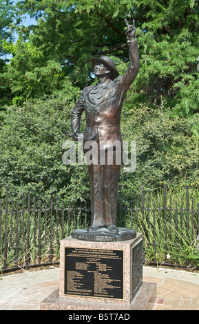 Austin Texas University of Texas Longhorn Band Skulptur Hook Em Hörner Handzeichen Stockfoto