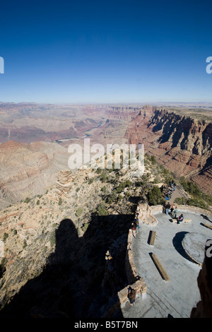 South Rim Grand Canyon Dersert View Watchtower Arizona Stockfoto