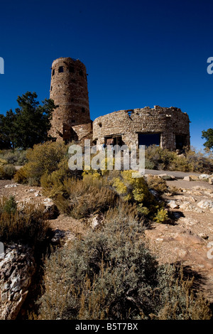 South Rim Grand Canyon Dersert View Watchtower Arizona Stockfoto