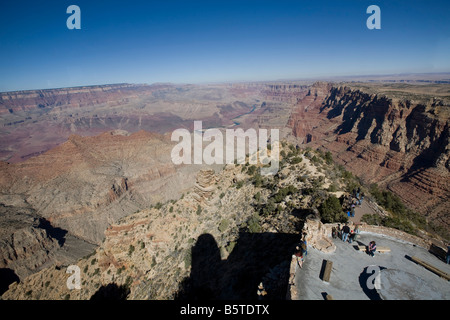 South Rim Grand Canyon Dersert View Watchtower Arizona Stockfoto