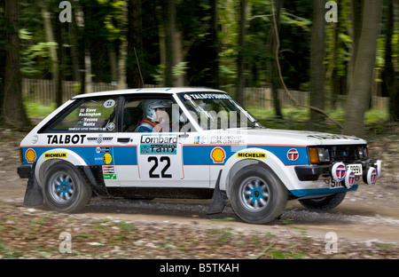 1980 Talbot Sunbeam Lotus, einmal Stig Blomqvist Rallye-Auto, beim Goodwood Festival of Speed, Sussex, UK Stockfoto