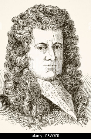 Samuel Pepys, 1633-1703. Englischer Diarist und Marineverwalter. Stockfoto