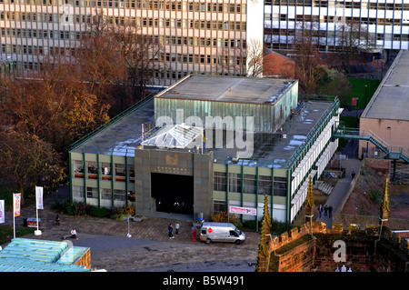 Blick vom Turm der Coventry Cathedral West Midlands England UK Stockfoto