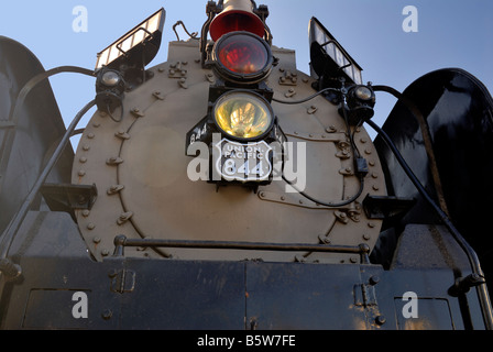 Ein Jahrgang 1944 Union Pacific Dampfmaschine. Oklahoma, USA. Stockfoto