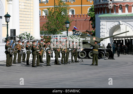 2008-Siegesparade in der Nähe des Kreml in Moskau, Russland, den 63. Jahrestag der Kapitulation Nazi-Deutschlands Stockfoto