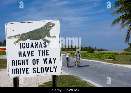 Straßenszene, Little Cayman Stockfoto