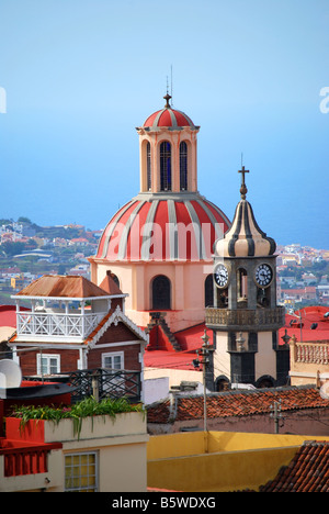 Iglesia De La Concepción von Jardin Marquesado, La Orotava, Teneriffa, Kanarische Inseln, Spanien Stockfoto