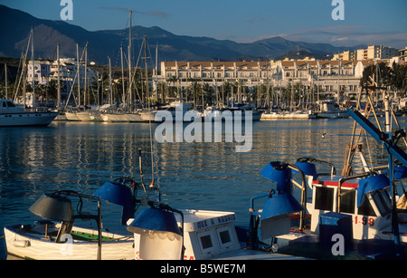 Hafen von Estepona Costa Del Sol Andalusien Spanien Stockfoto