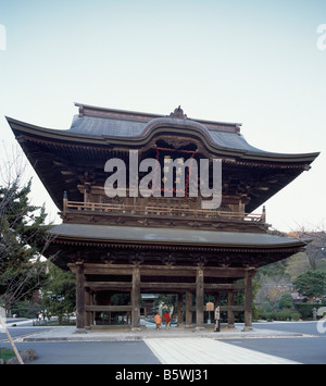 Kencho-Ji Kamakura Japan San-Mon Stockfoto