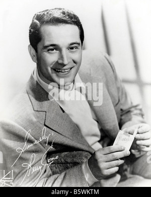 PERRY COMO U.S. Sänger und Schauspieler 1912 bis 2001 Stockfoto