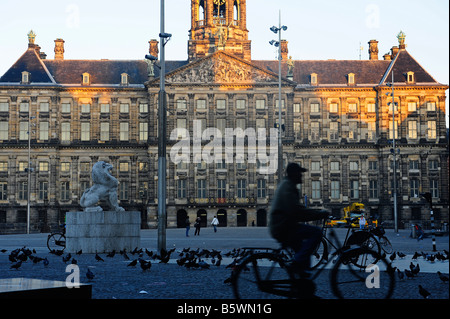 Royal Palace Damplatz Amsterdam Stockfoto