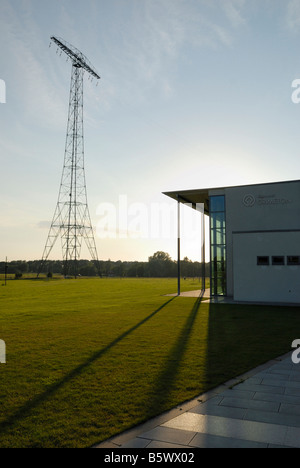 Das neue Besucherzentrum der Radiostation Grimeton in der Nähe von Varberg UNESCO-Welterbe Schweden Juli 2007 Stockfoto