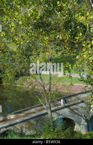 Burnside Bridge am Antietam National Battlefield, Maryland Stockfoto