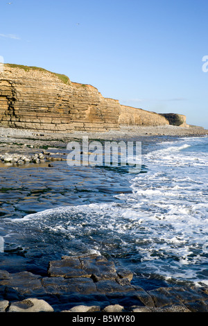 Kol Huw Strand Glamorgan Erbe Küste Llantwit großen Vale von Glamorgan-Süd-wales Stockfoto