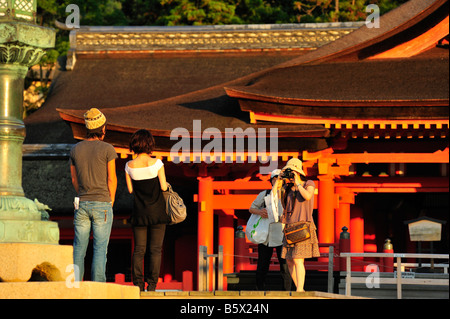 Itsukushima-Jinja, Miyajima Cho, Hatsukaichi, Präfektur Hiroshima, Japan Stockfoto