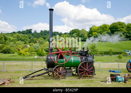 Wiltshire Dampf Oldtimer Rallye England 2008 Dampftraktor Stockfoto