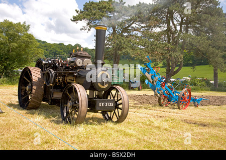 Wiltshire Dampf Oldtimer Rallye England 2008 Dampftraktor Stockfoto