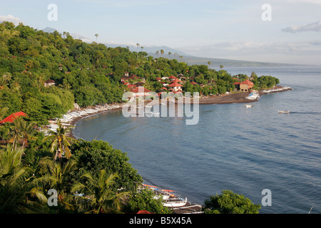 Amed Küste, Ost-Bali, Indonesien Stockfoto