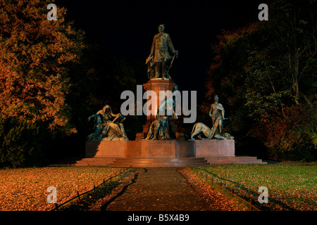 Statue des deutschen Kanzlers Otto von Bismarck (1815-1898) in Berlin, Deutschland Stockfoto