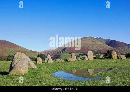 1212 Castlerigg Stone Circle in der Nähe von Keswick Cumbria UK Stockfoto