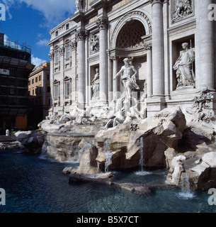 Trevi Brunnen Rom Stockfoto