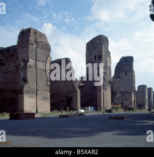 Caracalla-Thermen Stockfoto