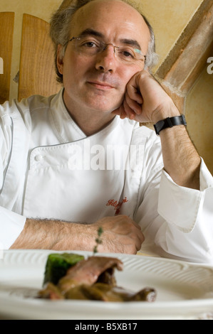 Antica Osteria del Teatro Restaurant Filippo Chiappini Chef Piacenza Emilia Romagna Italien Stockfoto