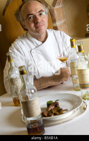 Antica Osteria del Teatro Restaurant Filippo Chiappini Chef Piacenza Emilia Romagna Italien Stockfoto