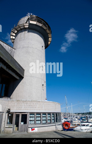 nationales maritime Museum Turm Falmouth cornwall Stockfoto