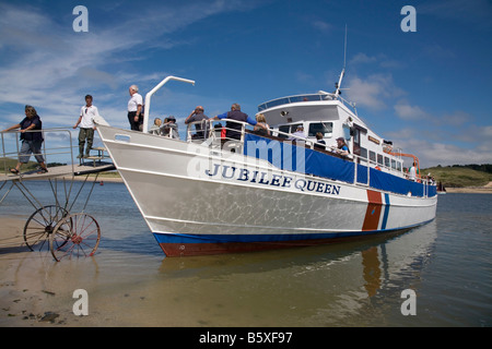 die Jubiläums-Königin nach einer Reise rund um die Padstow Küste cornwall Stockfoto