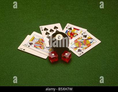 Spiele der Chance ich Stockfoto