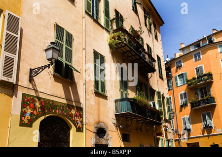 Vielle Ville, der Altstadt von Nizza Cote D Azur Frankreich Stockfoto