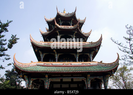 Chong li Pavillon im Inneren Wangjianglou Park in Chengdu, China Stockfoto