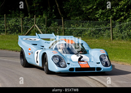 1970-Porsche 917K-Golf, angetrieben von Jackie Oliver beim Goodwood Festival of Speed, Sussex, UK. Stockfoto