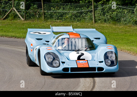 1970-Porsche 917K-Golf, angetrieben von Jackie Oliver beim Goodwood Festival of Speed, Sussex, UK. Stockfoto