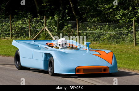 1970-Porsche 908/3 Targa Florio-Konkurrent beim Goodwood Festival of Speed, Sussex, UK Stockfoto