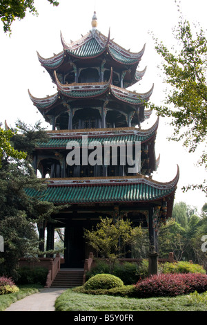 Chong li Turm im Inneren Wangjianglou Park in Chengdu, China Stockfoto