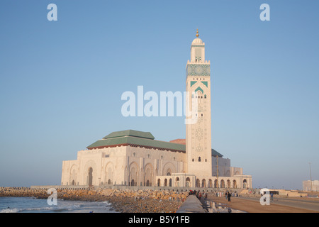 Hassan II Moschee, Casablanca, Marokko, Afrika Stockfoto