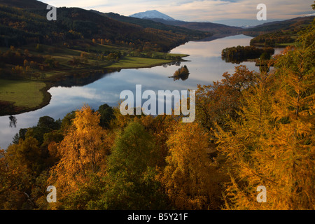 Queens View, Loch Tummel, Schottland Stockfoto