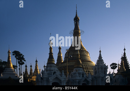 Shwedagon Paya, Birma heiligsten buddhistischen Website, Rangoon oder Yangon, Birma oder Myanmar Stockfoto
