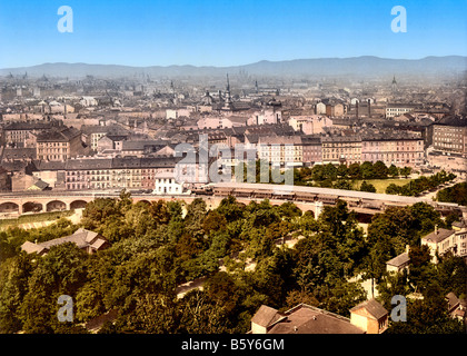 Blick auf Wien, Österreich Stockfoto