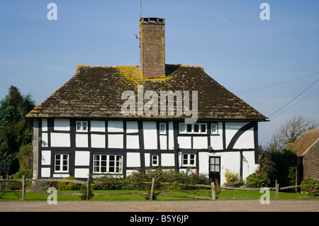 Edmunds Land getrennt tudor-Stil Bauernhaus Ardingly West Sussex Stockfoto